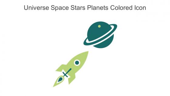 Universe Space Stars Planets Colored Icon In Powerpoint Pptx Png And Editable Eps Format