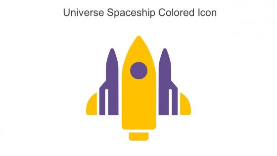 Universe Spaceship Colored Icon In Powerpoint Pptx Png And Editable Eps Format