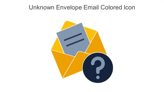 Unknown Envelope Email Colored Icon In Powerpoint Pptx Png And Editable Eps Format