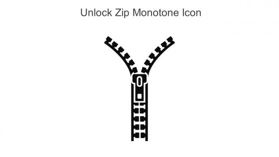 Unlock Zip Monotone Icon In Powerpoint Pptx Png And Editable Eps Format