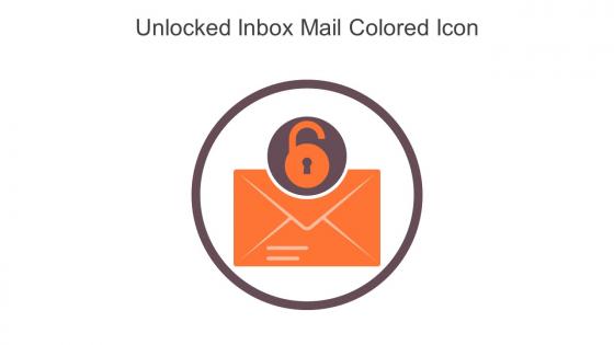 Unlocked Inbox Mail Colored Icon In Powerpoint Pptx Png And Editable Eps Format