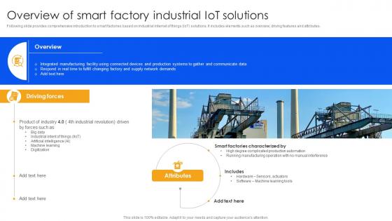 Unlocking Power Of IoT Solutions Overview Of Smart Factory Industrial IoT Solutions IoT SS