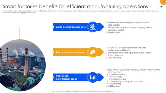 Unlocking Power Of IoT Solutions Smart Factories Benefits For Efficient Manufacturing IoT SS