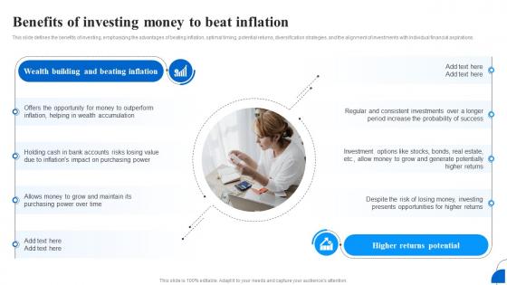 Unlocking The Importance Of Investing Benefits Of Investing Money To Beat Inflation Fin SS