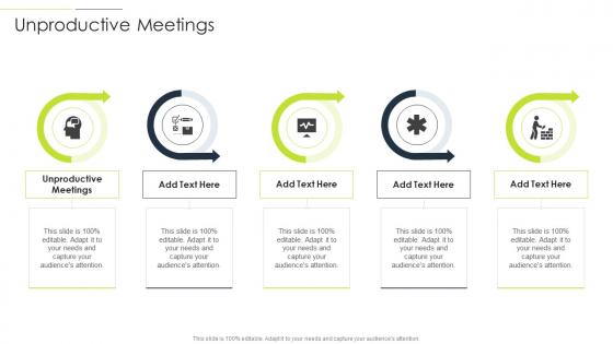 Unproductive Meetings In Powerpoint And Google Slides Cpb