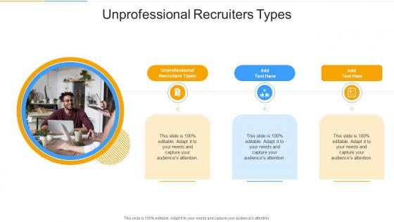 Unprofessional Recruiters Types In Powerpoint And Google Slides Cpb