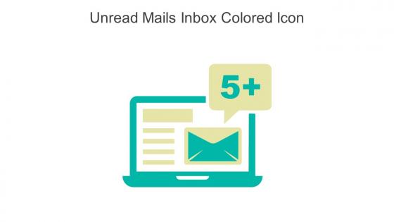 Unread Mails Inbox Colored Icon In Powerpoint Pptx Png And Editable Eps Format