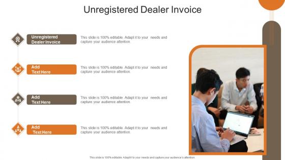 Unregistered Dealer Invoice In Powerpoint And Google Slides Cpb
