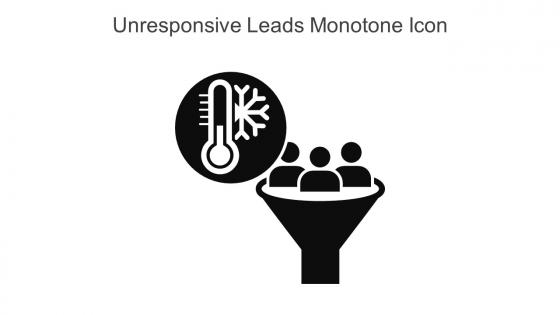 Unresponsive Leads Monotone Icon In Powerpoint Pptx Png And Editable Eps Format