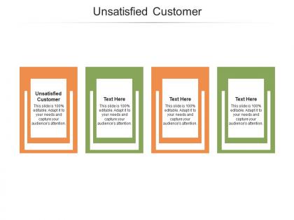 Unsatisfied customer ppt powerpoint presentation infographics example topics cpb