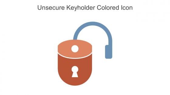 Unsecure Keyholder Colored Icon In Powerpoint Pptx Png And Editable Eps Format