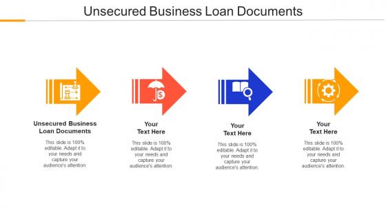 Unsecured Business Loan Documents Ppt Powerpoint Presentation Inspiration Template Cpb