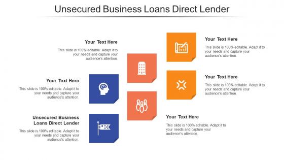 Unsecured Business Loans Direct Lender Ppt Powerpoint Presentation Ideas Example Topics Cpb
