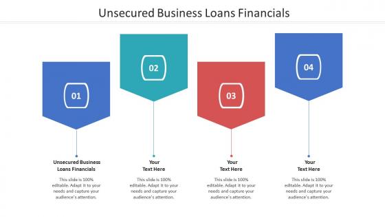 Unsecured business loans financials ppt powerpoint presentation layouts graphic tips cpb