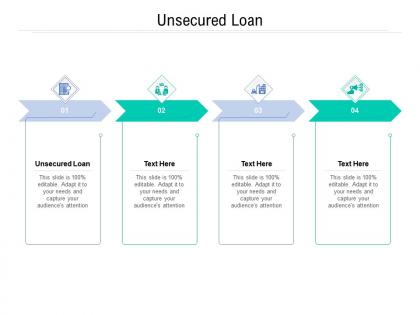 Unsecured loan ppt powerpoint presentation diagram ppt cpb