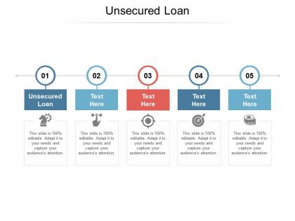 Unsecured loan ppt powerpoint presentation file background image cpb