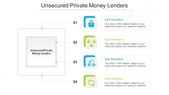 Unsecured Private Money Lenders Ppt Powerpoint Presentation Shapes Cpb