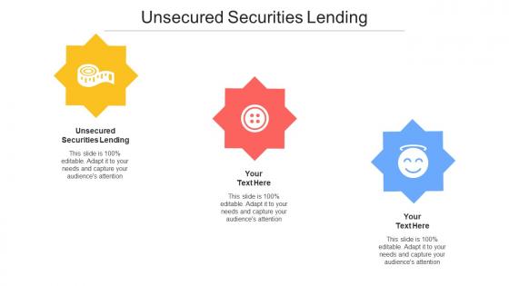 Unsecured Securities Lending Ppt Powerpoint Presentation Show Rules Cpb