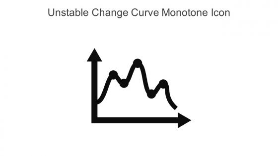 Unstable Change Curve Monotone Icon In Powerpoint Pptx Png And Editable Eps Format