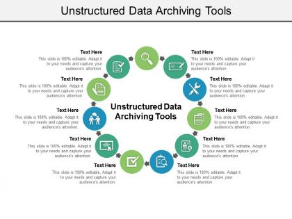 Unstructured data archiving tools ppt powerpoint presentation styles good cpb