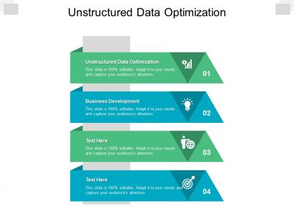 Unstructured data optimization ppt powerpoint presentation infographics designs cpb