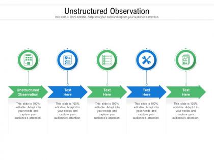 Unstructured observation ppt powerpoint presentation ideas graphic images cpb