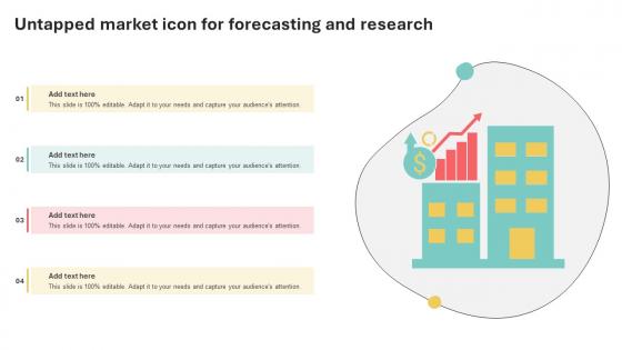Untapped Market Icon For Forecasting And Research