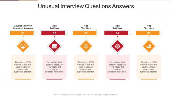 Unusual Interview Questions Answers In Powerpoint And Google Slides Cpb