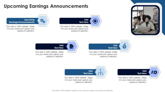 Upcoming Earnings Announcements In Powerpoint And Google Slides Cpb