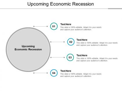 Upcoming economic recession ppt powerpoint presentation portfolio ideas cpb