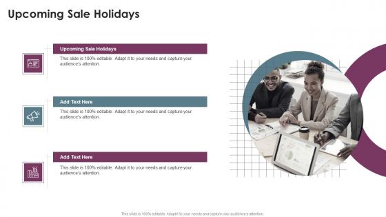 Upcoming Sale Holidays In Powerpoint And Google Slides Cpb