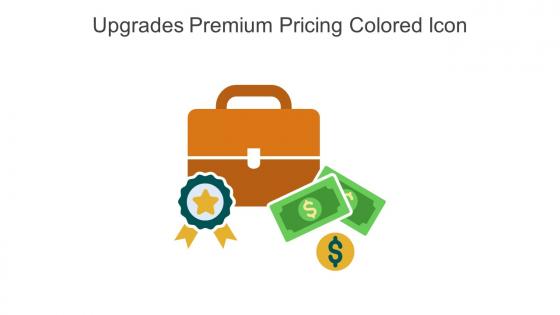 Upgrades Premium Pricing Colored Icon In Powerpoint Pptx Png And Editable Eps Format