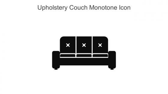 Upholstery Couch Monotone Icon In Powerpoint Pptx Png And Editable Eps Format