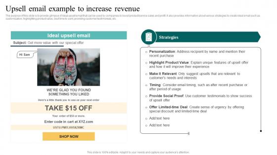 Upsell Email Example To Increase Revenue Complete Introduction To Database MKT SS V