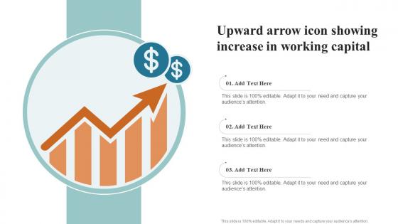 Upward Arrow Icon Showing Increase In Working Capital