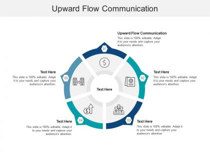 Upward flow communication ppt powerpoint presentation file design templates cpb