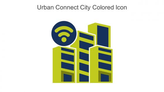 Urban Connect City Colored Icon In Powerpoint Pptx Png And Editable Eps Format