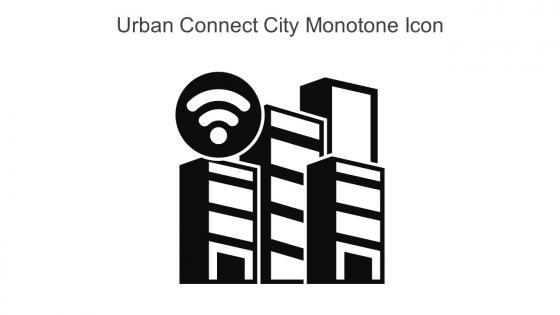 Urban Connect City Monotone Icon In Powerpoint Pptx Png And Editable Eps Format