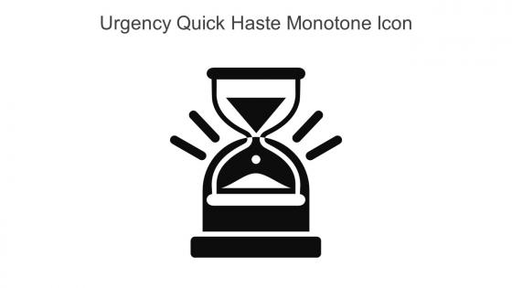 Urgency Quick Haste Monotone Icon In Powerpoint Pptx Png And Editable Eps Format