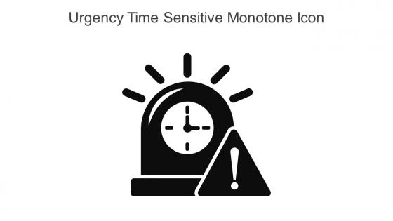 Urgency Time Sensitive Monotone Icon In Powerpoint Pptx Png And Editable Eps Format