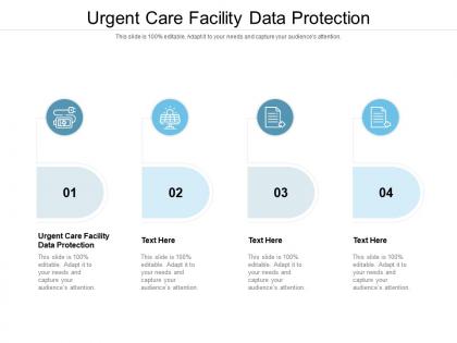 Urgent care facility data protection ppt powerpoint presentation icon design templates cpb