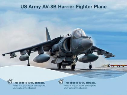 Us army av 8b harrier fighter plane