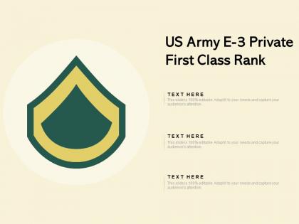 Us army e 3 private first class rank
