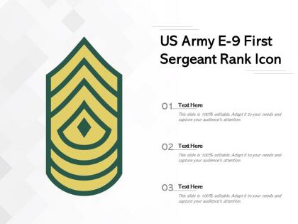 Us army e 9 first sergeant rank icon