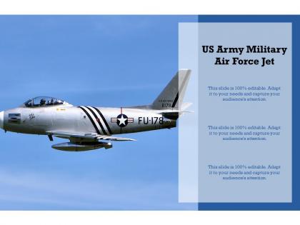 Us army military air force jet