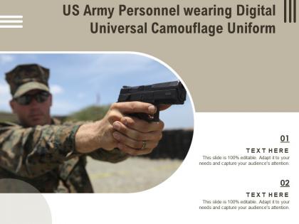 Us army personnel wearing digital universal camouflage uniform