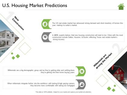 Us housing market predictions include dallas ppt powerpoint presentation layouts show