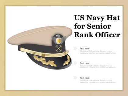 Us navy hat for senior rank officer