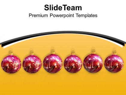 Usa holidays christmas clipart ornaments decoration festival powerpoint templates ppt for slides