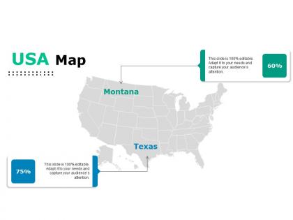 Usa map ppt styles backgrounds